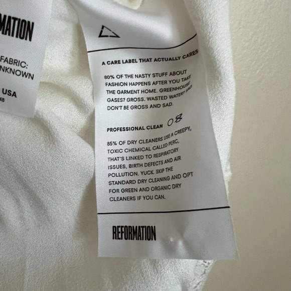 Reformation White Lace Maxi Dress Size 2 - Picture 12 of 13